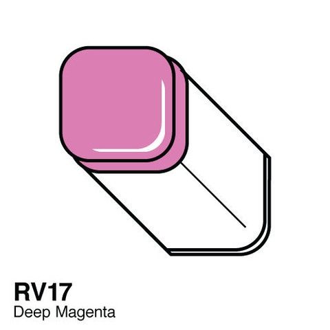 Маркер CLASSIC на спирт.основе два пера цв.RV17 пурпурный темный